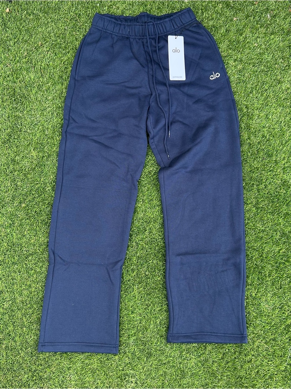 ALO Yoga Small Unisex Navy Blue Pants